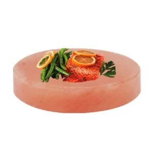 Pink Salt Round Cooking and Serving Plate